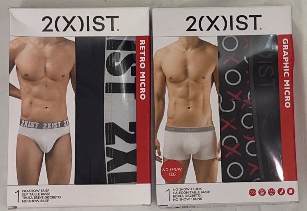 2xist Graphic Micro & Retro Micro - Lot of 2 - NEW - Size S - 28-30